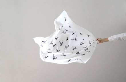 Poetic Birds Scarf