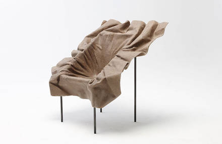 Poetic Chair with Frozen Textile