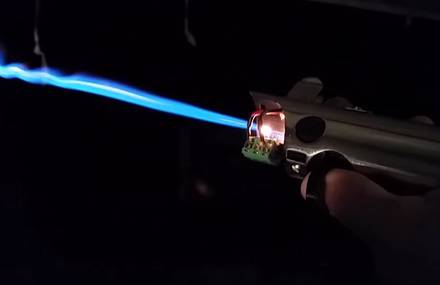 Real Burning Lightsaber