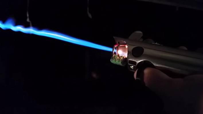 Real Burning Lightsaber
