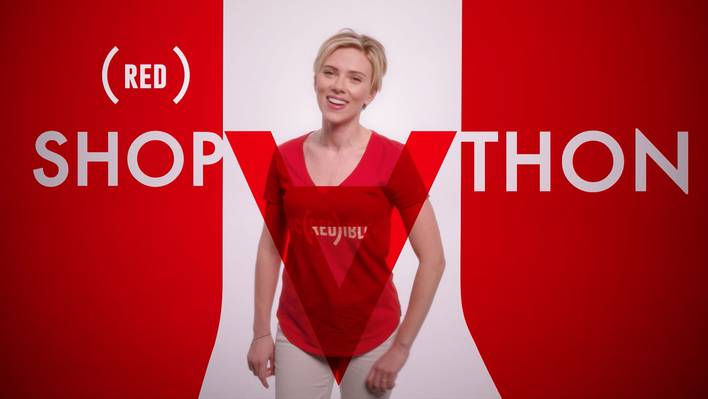 Scarlett Johansson & Jimmy Kimmel Fighting Against Aids