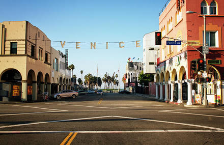 Breathtaking Drone Fly Over Venice Beach