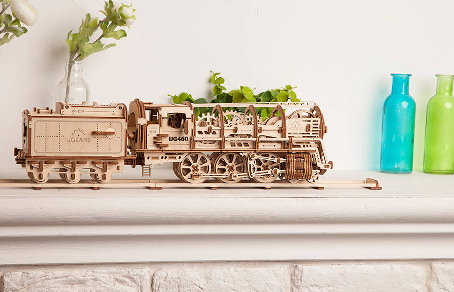 Wooden Hand-Assembled Mechanical Models