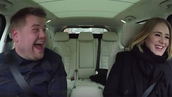 « Carpool Karaoke » by Adele and James Corden Teaser