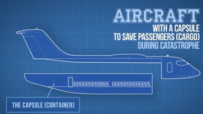 Aircraft Concept with a Detachable Capsule