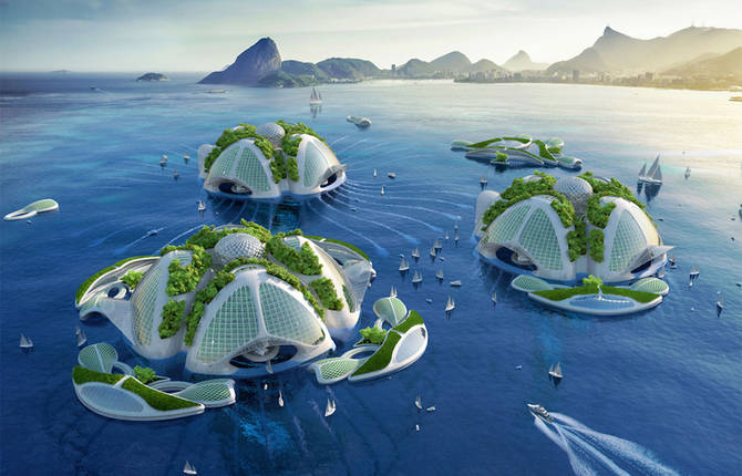 Clever Underwater Eco Village Plans