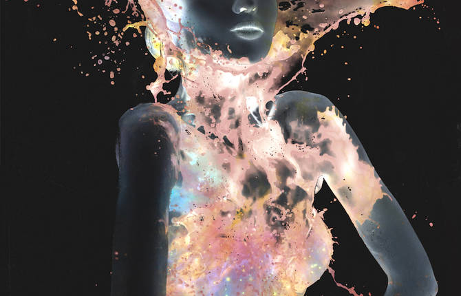 Negative Portraits Using a Galaxy Color Palette