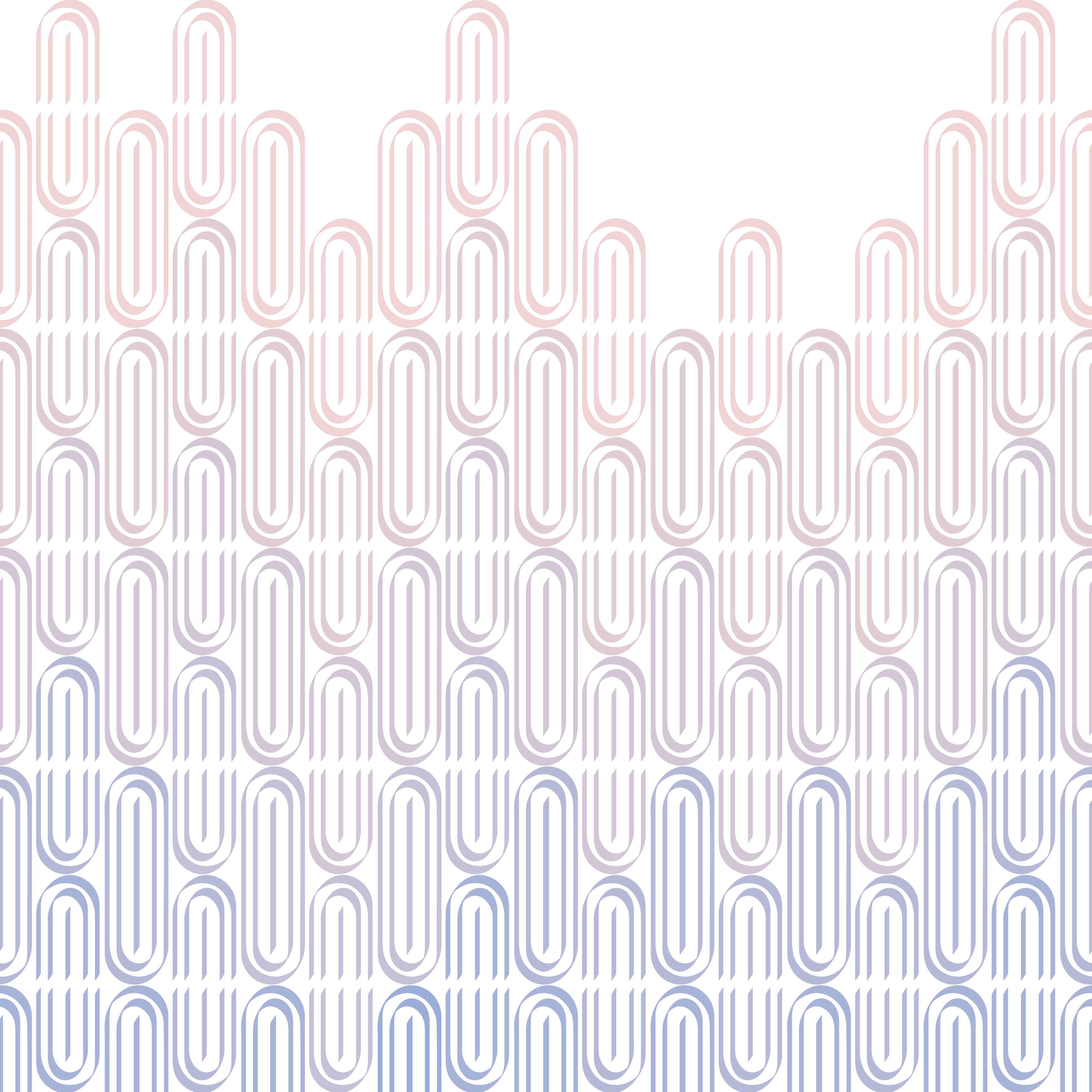 Vector seamless horisontal pattern. Modern stylish texture. Repeating geometric shapes from rose quartz to serenity colors.