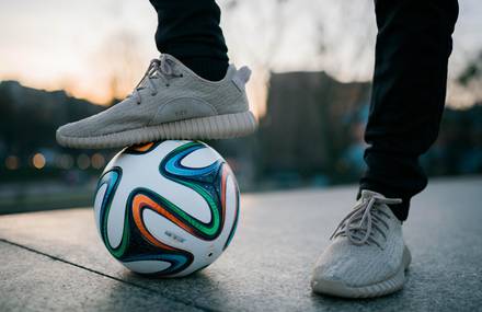 Freestyle Football x Yeezy Boost 350s