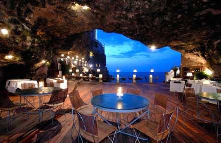 Restaurant Built Inside a Sea Cave Offering a Breathtaking View