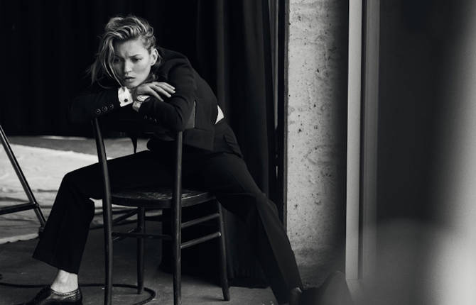 Kate Moss Unphotoshoped Portraits by Peter Lindbergh
