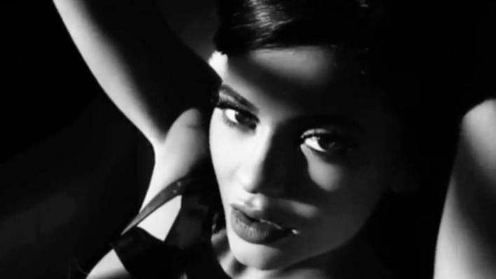Kylie Jenner in a Sulphurous Lingerie Shoot
