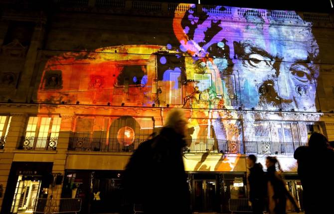 Digital Light Installations at the London Lumiere Festival
