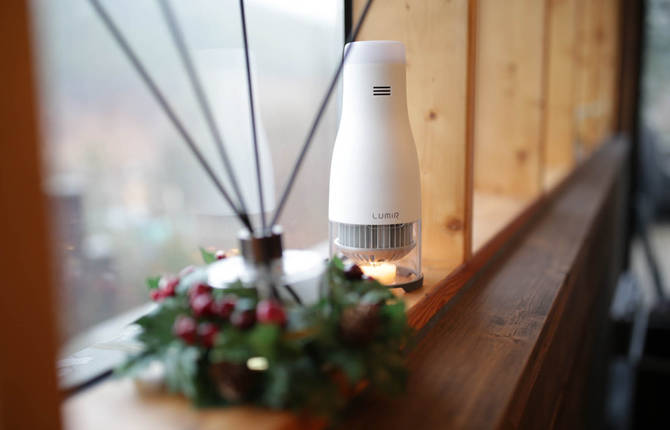 Ingenious Candle Powered LED Lamp