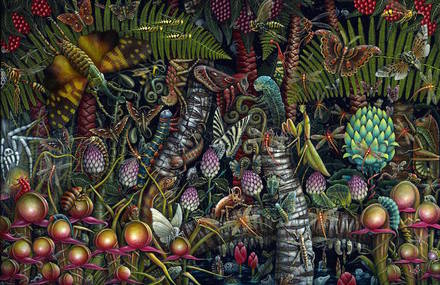 Magical Microscopic Worlds Paintings