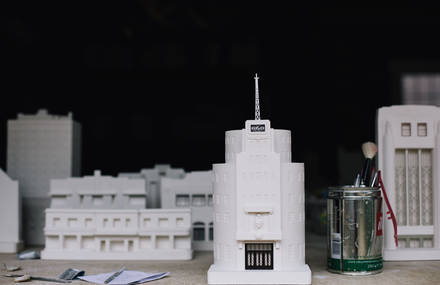 Plaster Miniature Architectural Sculptures