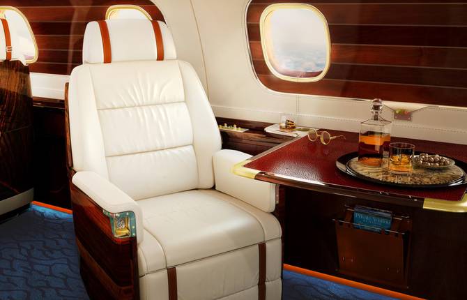 Inside the World’s Most Luxurious Private Jet