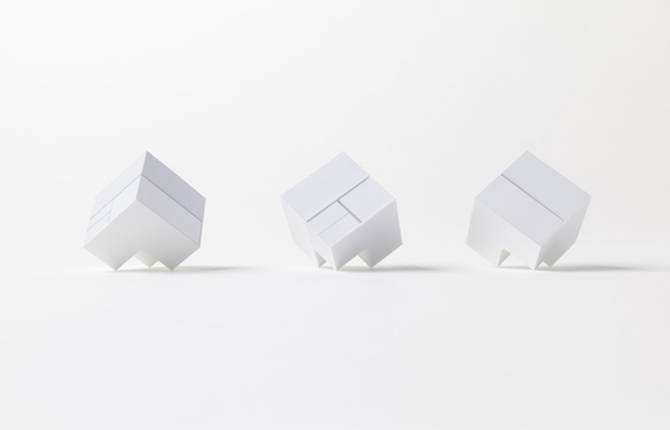 Minimalist Memo Pad Cube by Nendo
