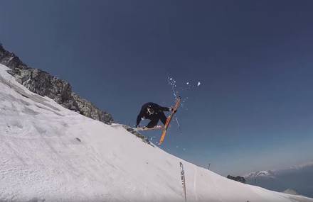 Pro Skier Takes Tricks Asked by Instagramers