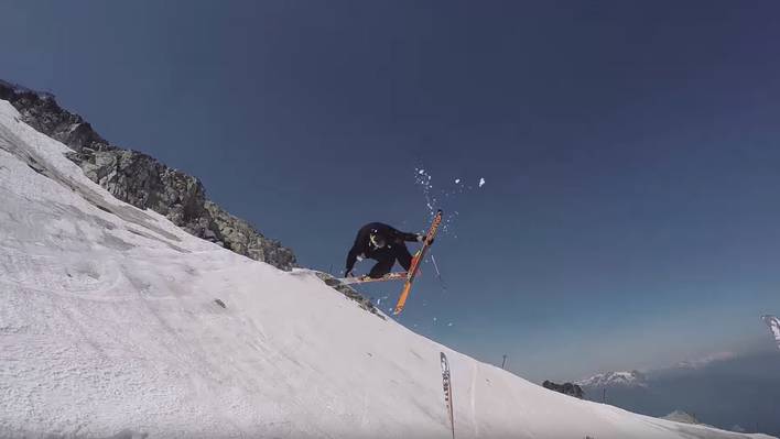 Pro Skier Takes Tricks Asked by Instagramers