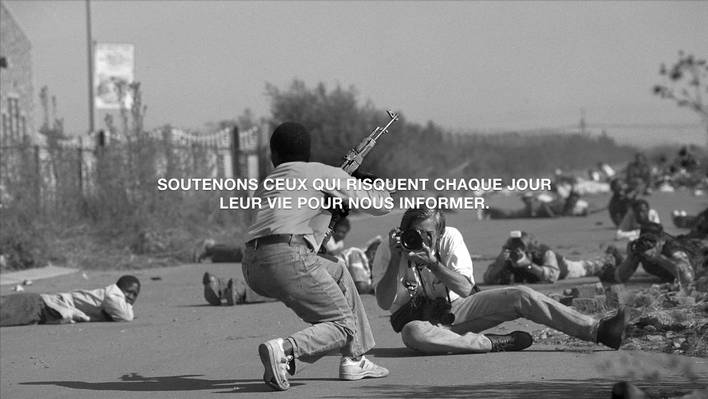 War Reporters – Reporters Sans Frontières Ad