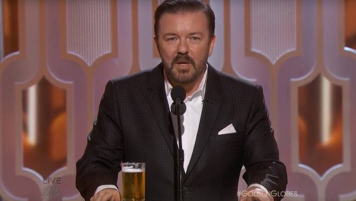 Ricky Gervais Golden Globes Monologue