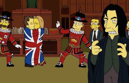 The Simpsons’s Tribute to Alan Rickman and David Bowie