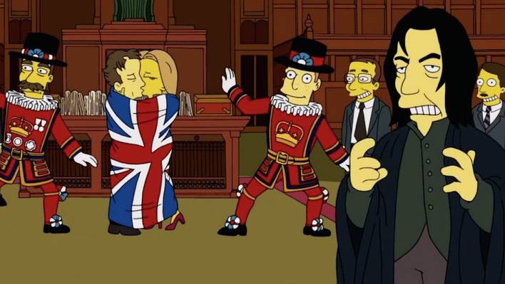The Simpsons’s Tribute to Alan Rickman and David Bowie