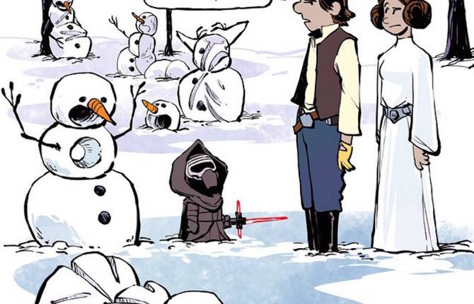 Star Wars Meets Calvin and Hobbes Comics