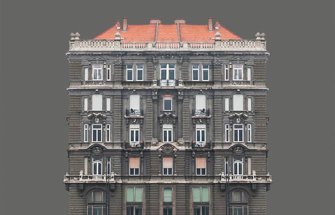 Architectural Symmetry of the River Danube Banks