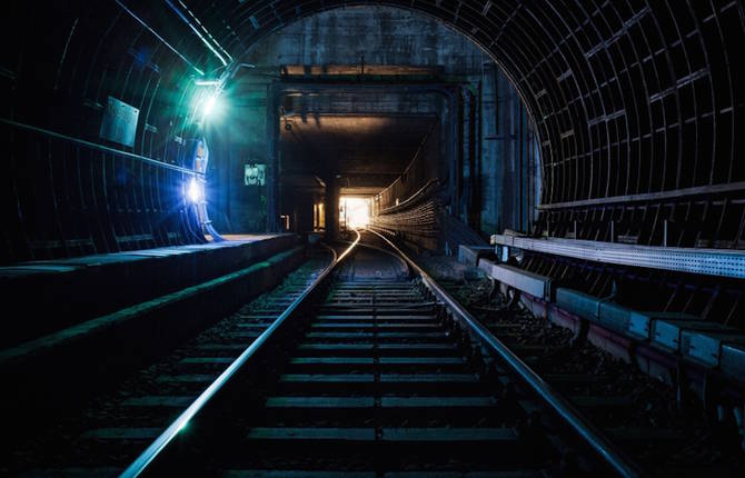 Worldwide Subway Tunnels in Photographs