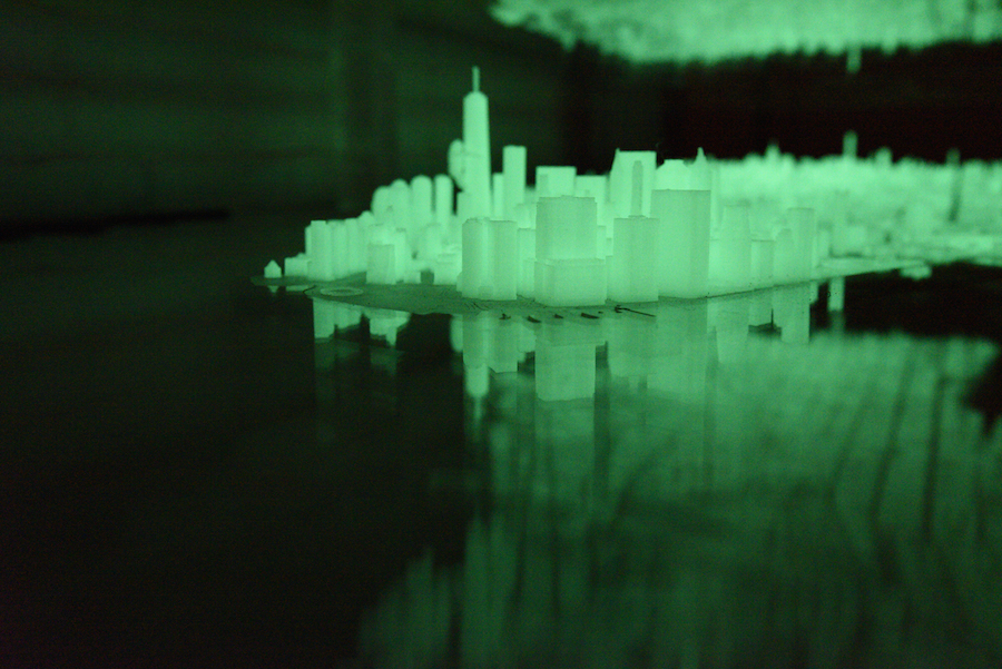 3D-Printed Illuminated New York City Desk 3