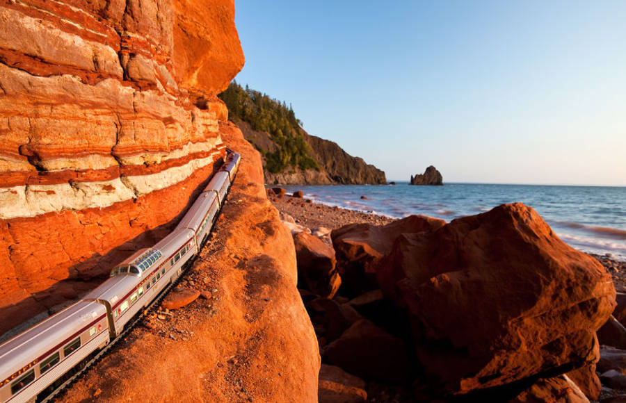 Vintage Toy Train Journey Across Canada by Jeff Friesen