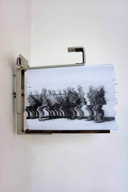 Inventive Pencil Drawings on the Edge of Books 18