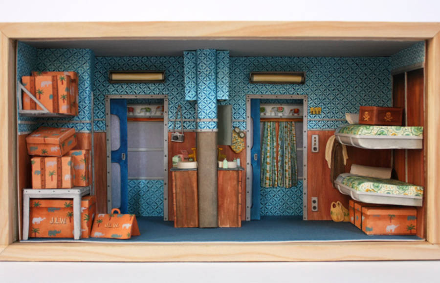 Wonderful Tiny Hand-Painted Wes Anderson Sets