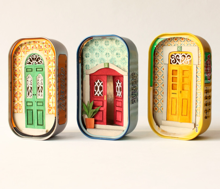 Wonderful Tiny Hand-Painted Wes Anderson Sets 10