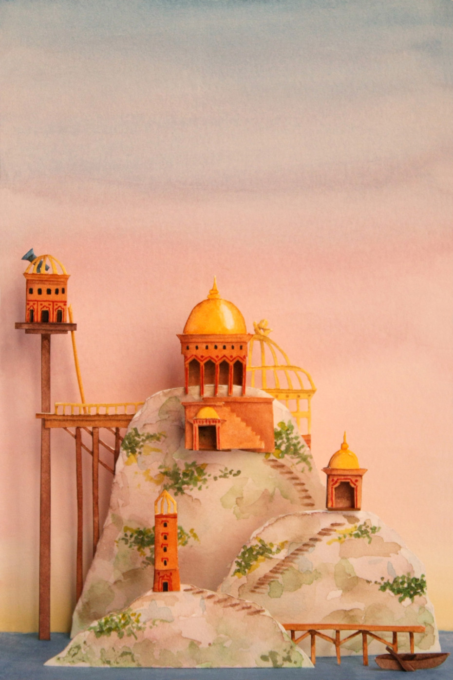 Wonderful Tiny Hand-Painted Wes Anderson Sets 11