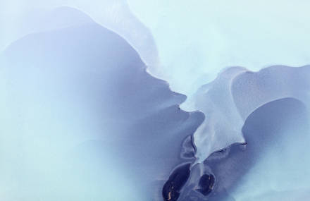 Abstract Iceland from Above