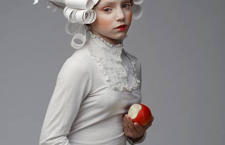 Intricate Paper Wigs by Asya Kozina