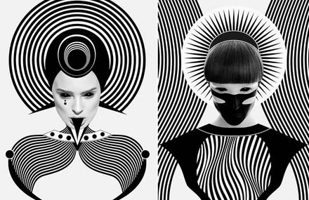 Black and White Digital Portraits