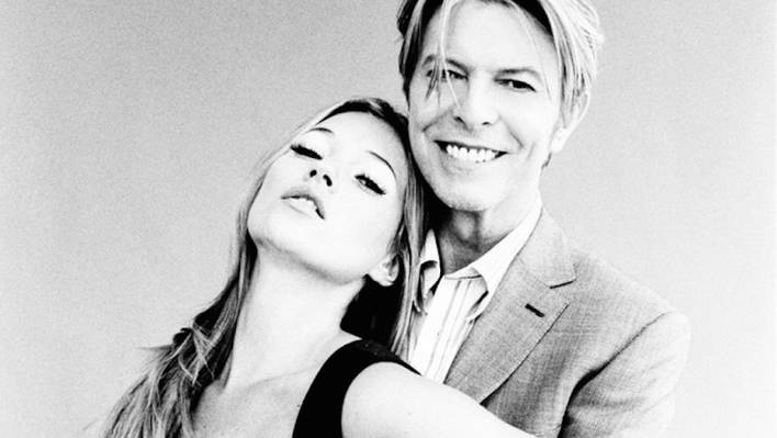 Kate Moss Dressed Like David Bowie for a Fashion Photoshoot