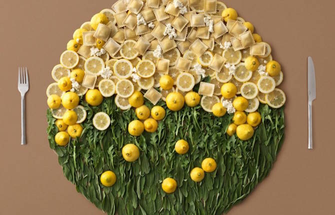Colorful and Organized Collection of Food