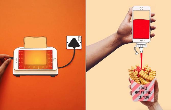 Creative Compositions Using an iPhone and Paper