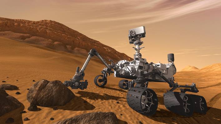 360° View of Mars From Curiosity Robot