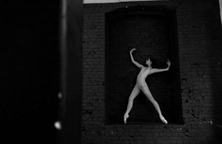 Ballet Dancers Portraits in the Backstage