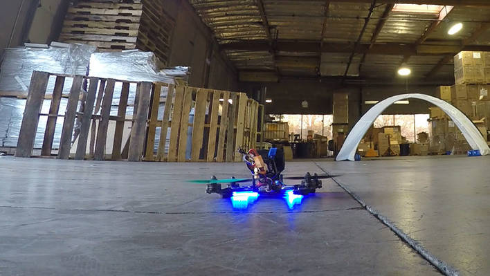 Drone Warehouse Racing