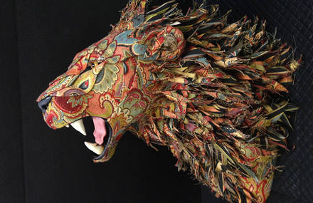 Upholstered Faux Taxidermy of Animals