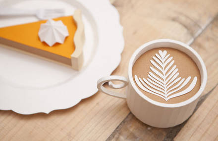 Delicious Food Paper Art