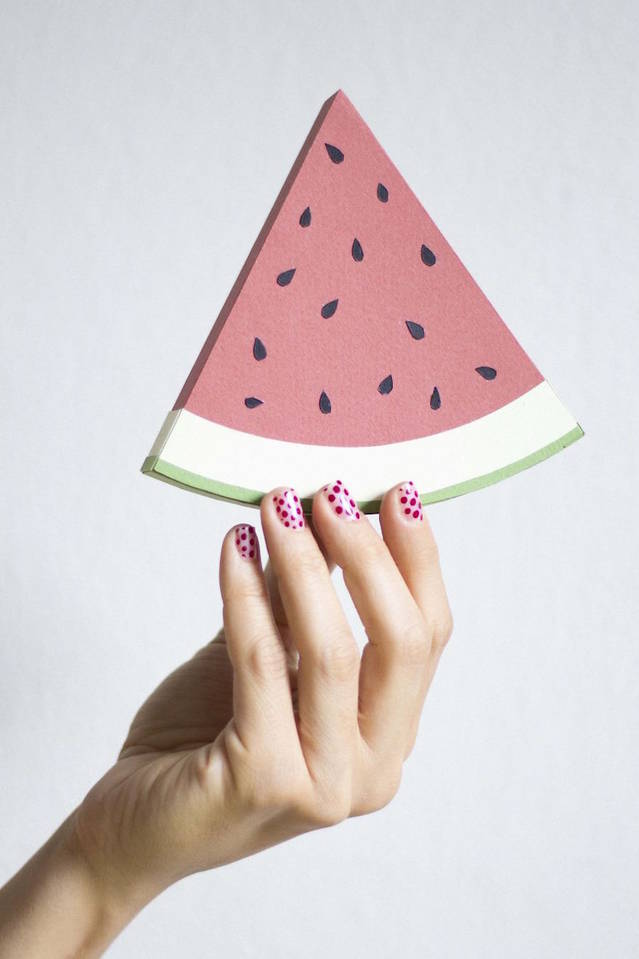 Delicious Food Paper Art Media