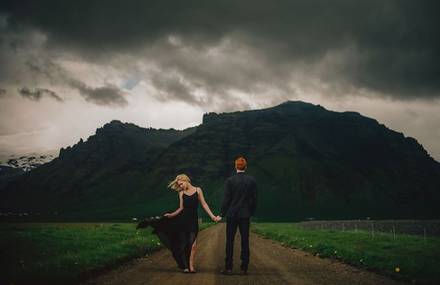 A Wedding in the Natural Landscapes of Iceland